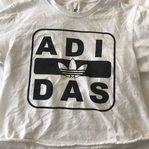 cropped ADIDAS shirt